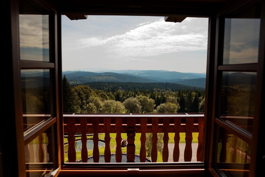 Hotel Alpska Vyhlidka Kvilda Oda fotoğraf