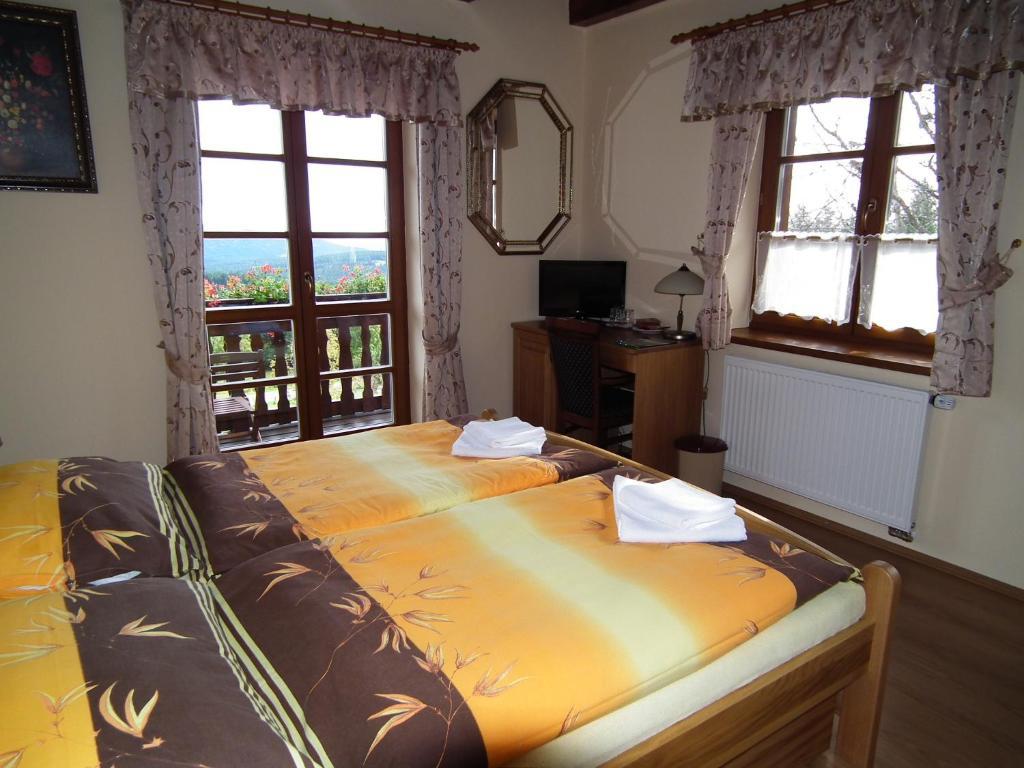 Hotel Alpska Vyhlidka Kvilda Oda fotoğraf